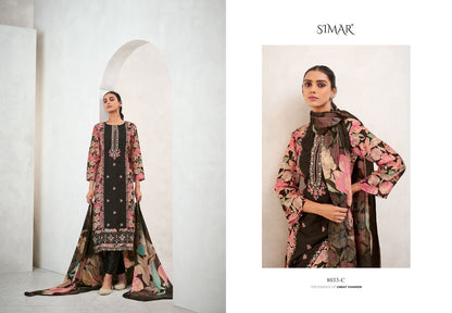 Shagun 8033 Simar Viscose Muslin Pant Style Suits Exporter Ahmedabad