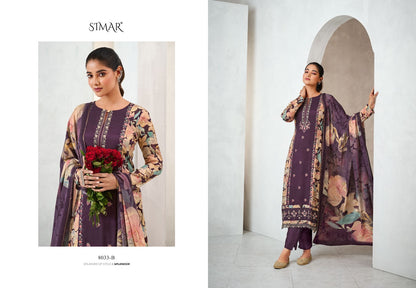 Shagun 8033 Simar Viscose Muslin Pant Style Suits Exporter Ahmedabad