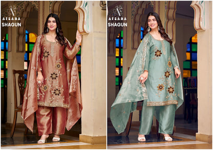 Shagun Afsana Gabana Pakistani Readymade Suits Wholesale Price