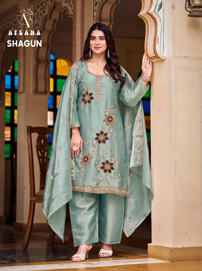 Shagun Afsana Gabana Pakistani Readymade Suits Wholesale Price