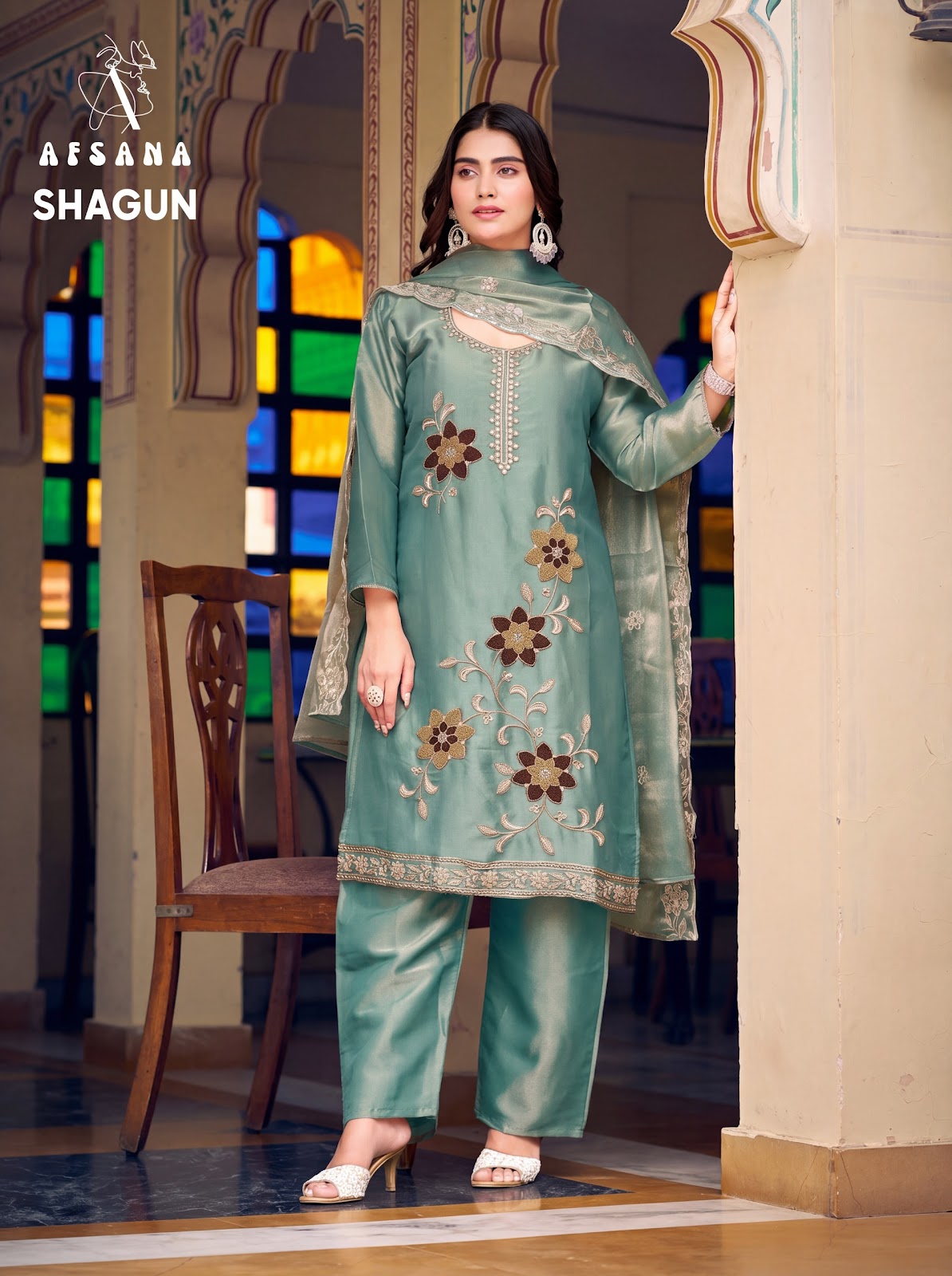 Shagun Afsana Gabana Pakistani Readymade Suits Wholesale Price