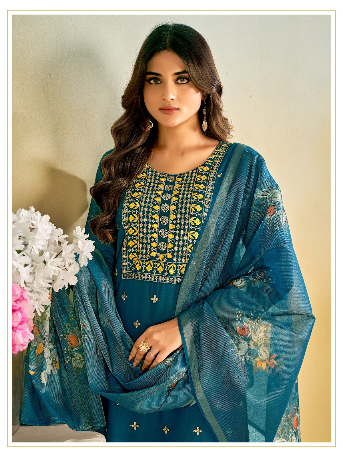 Shagun Banwery Rayon 14Kg Readymade Pant Style Suits Supplier Ahmedabad