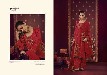 Shagun Ke Lifafe Jay Vijay Bemberg Pant Style Suits Supplier India