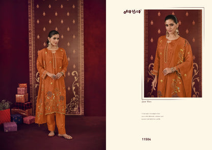 Shagun Ke Lifafe Jay Vijay Bemberg Pant Style Suits Supplier India