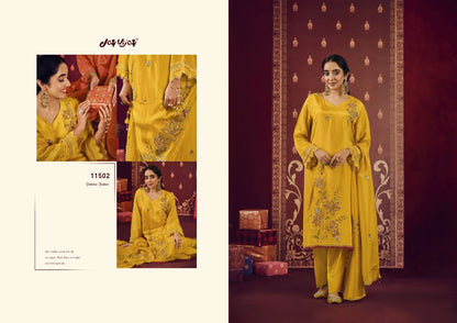 Shagun Ke Lifafe Jay Vijay Bemberg Pant Style Suits Supplier India