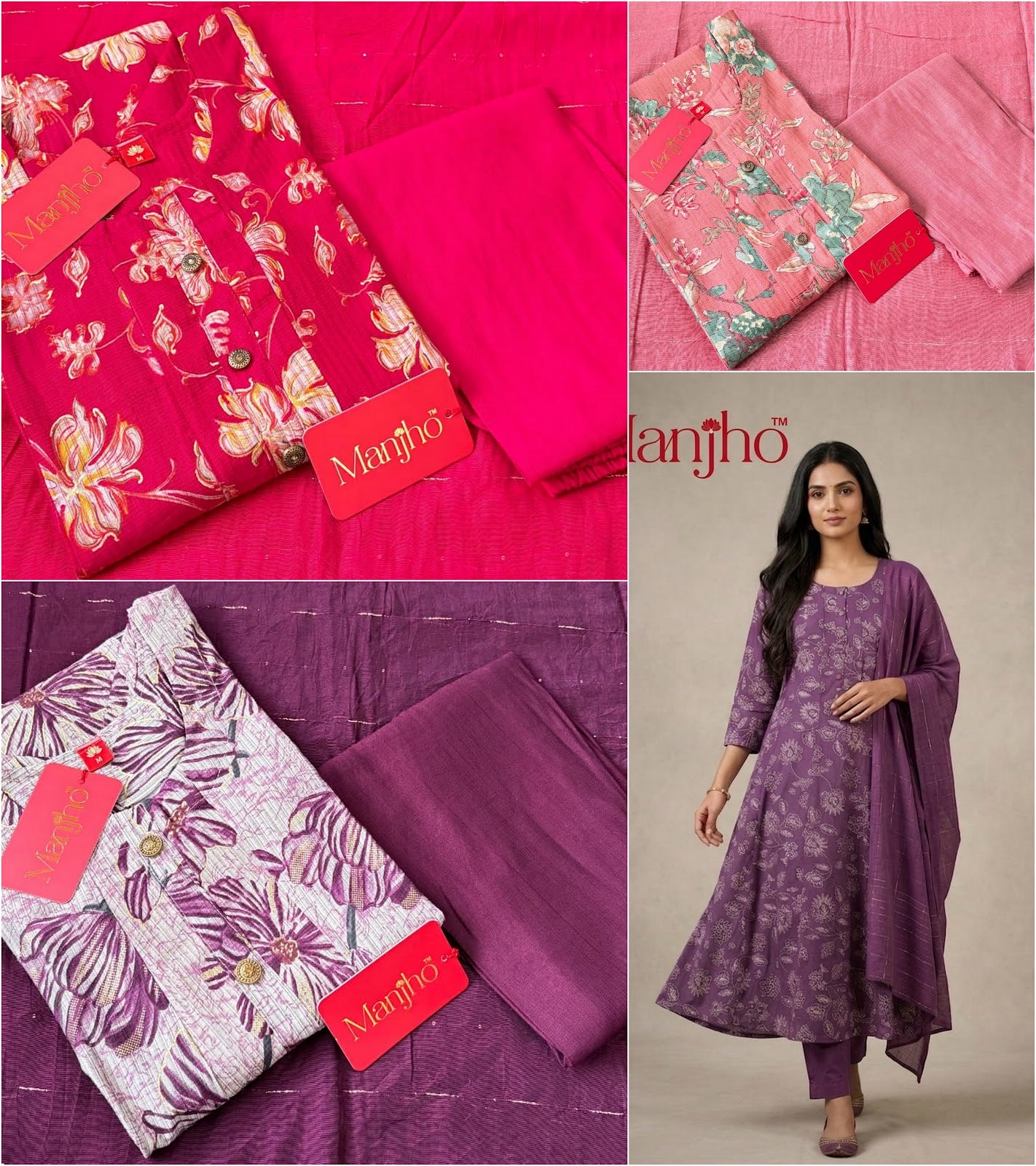 Shagun Manjho Berlin Readymade Anarkali Suits Supplier Gujarat