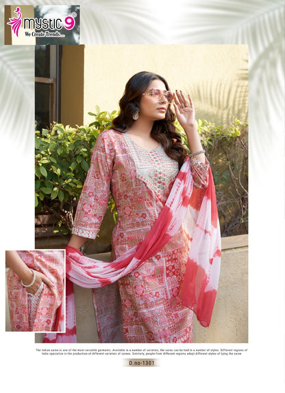 Shagun Vol 13 Mystic 9 Rayon Capsule Readymade Pant Style Suits Wholesale Rate