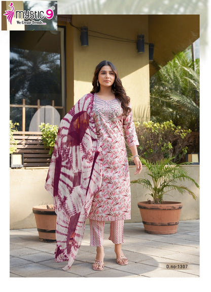 Shagun Vol 13 Mystic 9 Rayon Capsule Readymade Pant Style Suits Wholesale Rate