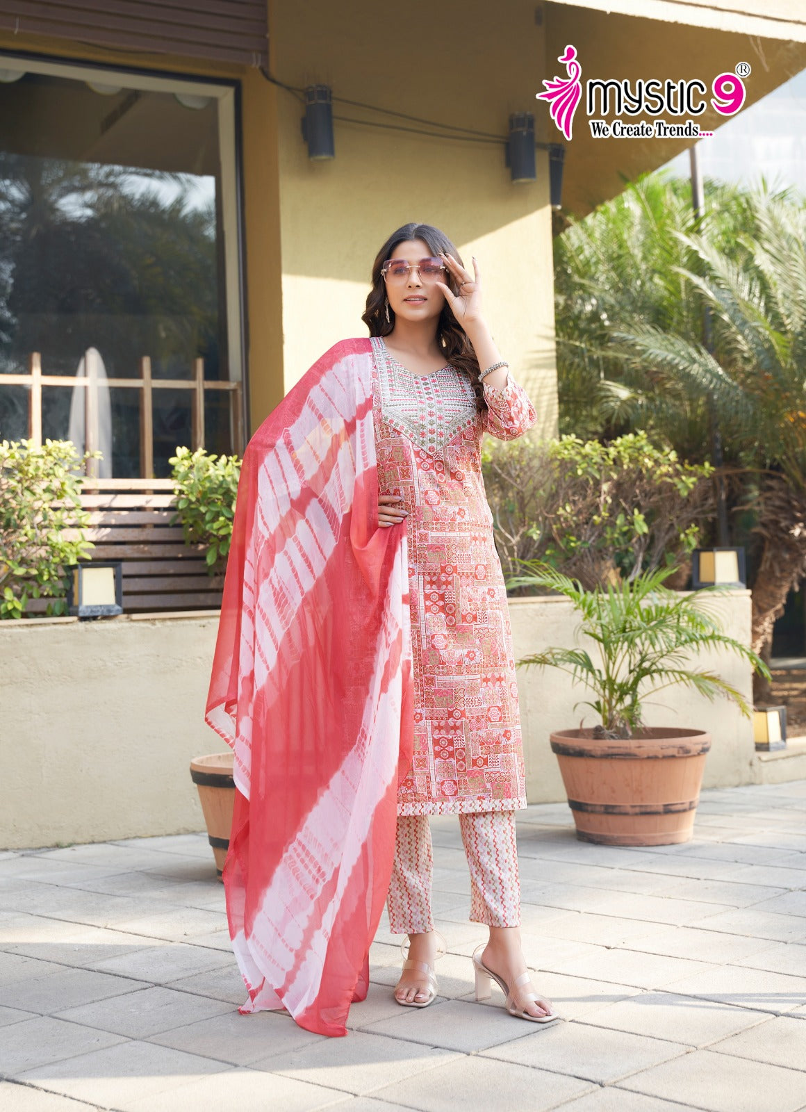 Shagun Vol 13 Mystic 9 Rayon Capsule Readymade Pant Style Suits Wholesale Rate