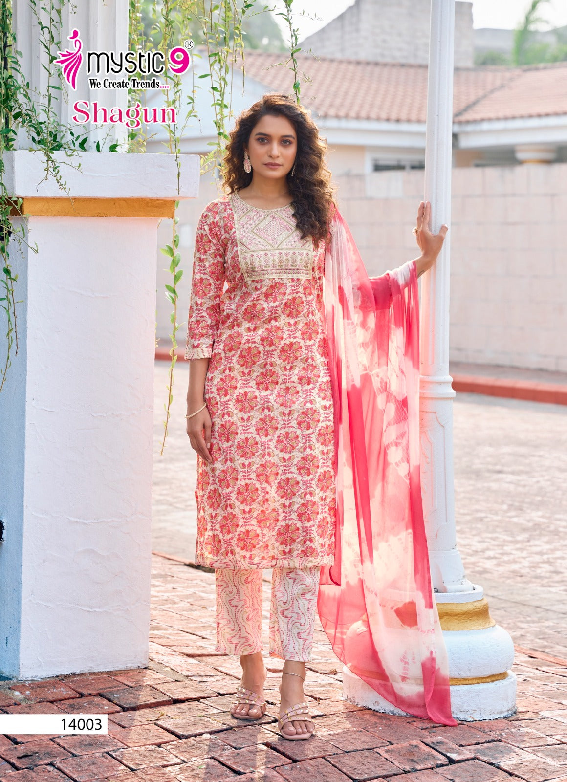 Shagun Vol 14 Mystic 9 Rayon Capsule Readymade Pant Style Suits Wholesale Price