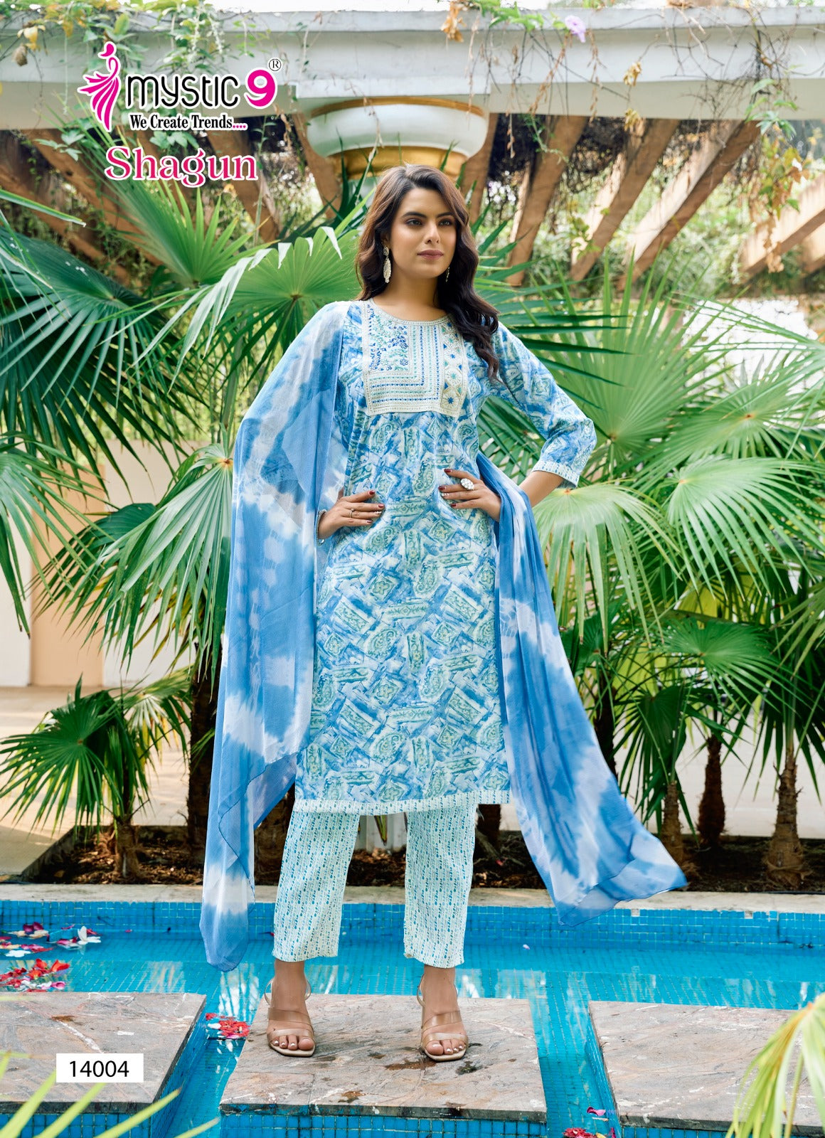 Shagun Vol 14 Mystic 9 Rayon Capsule Readymade Pant Style Suits Wholesale Price