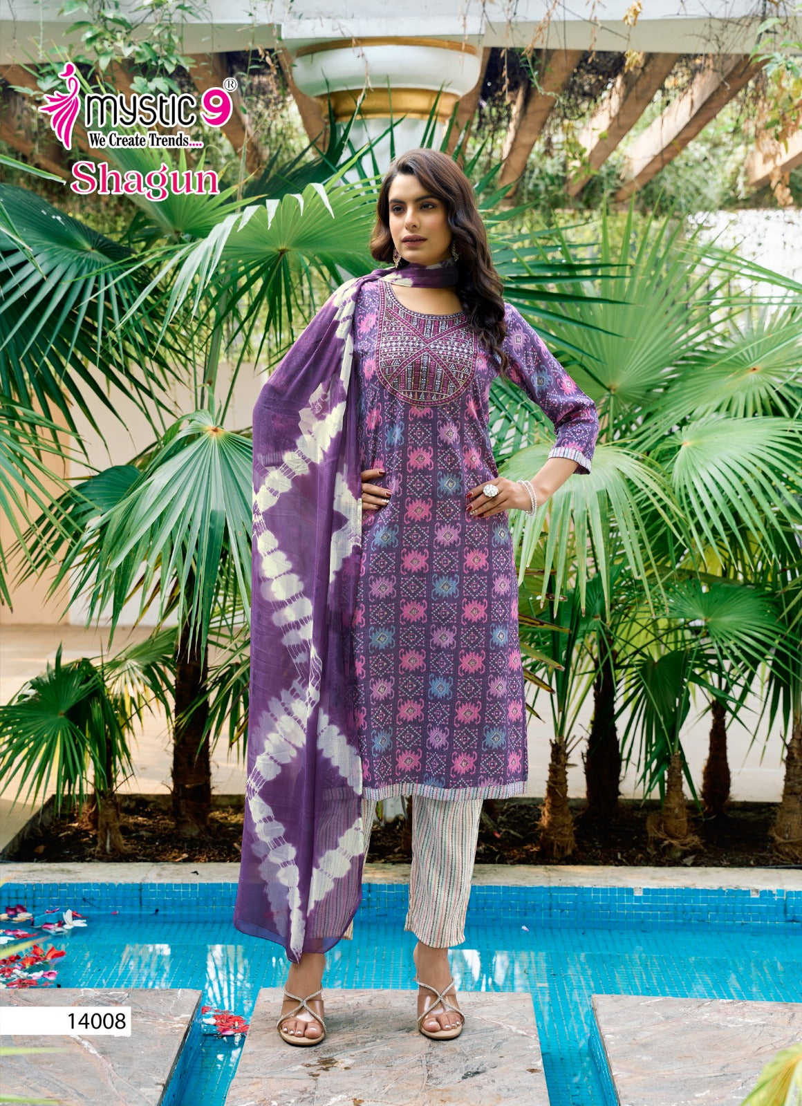 Shagun Vol 14 Mystic 9 Rayon Capsule Readymade Pant Style Suits Wholesale Price