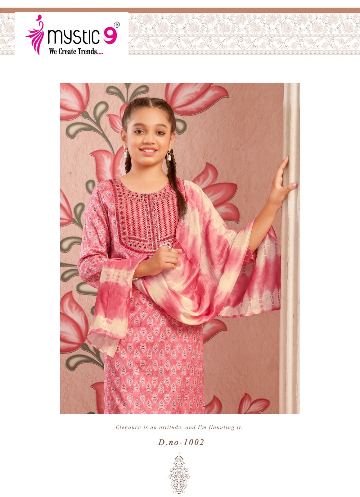 Shagun Vol 1 Mystic 9 Rayon Capsule Girls Readymade Pant Suits Manufacturer India