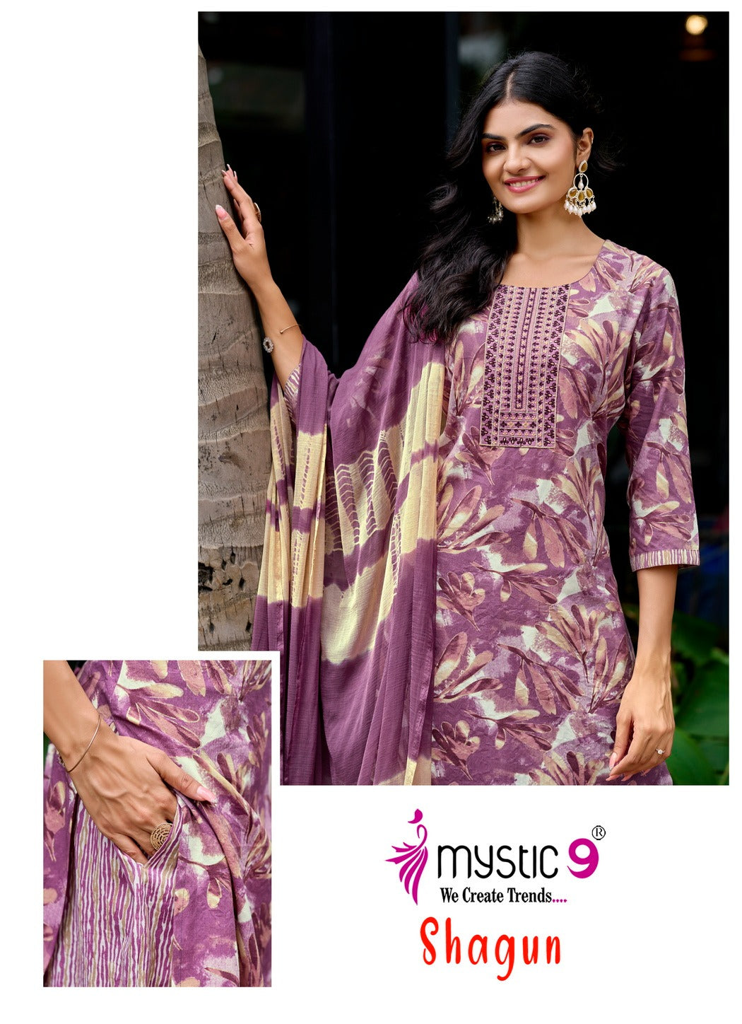 Shagun Vol 24 Mystic 9 Rayon Capsule Readymade Pant Style Suits Supplier India