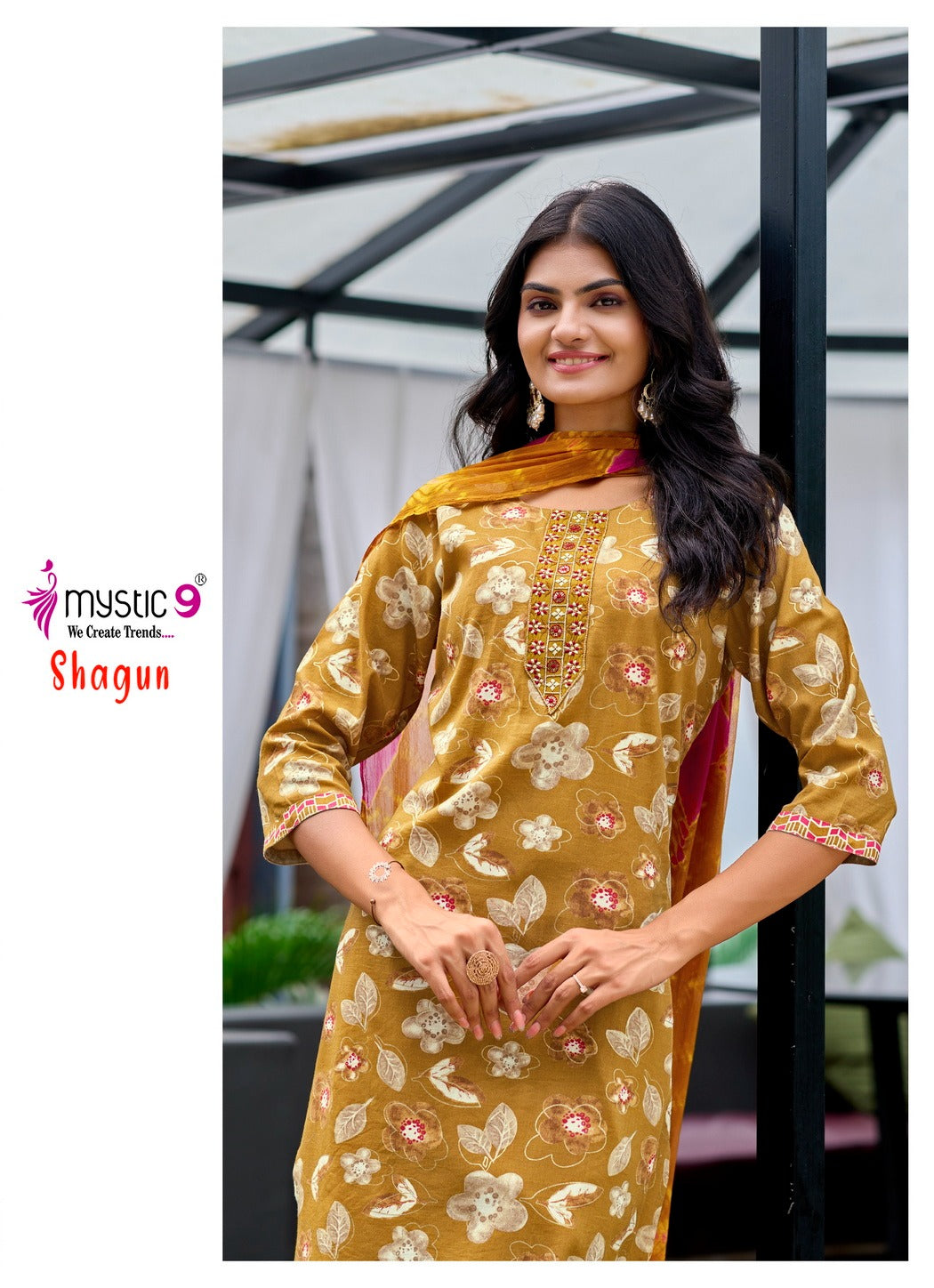 Shagun Vol 24 Mystic 9 Rayon Capsule Readymade Pant Style Suits Supplier India