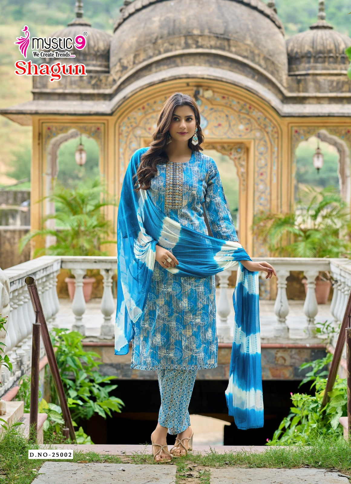 Shagun Vol 25 Mystic 9 Rayon Capsule Readymade Pant Style Suits Supplier Ahmedabad