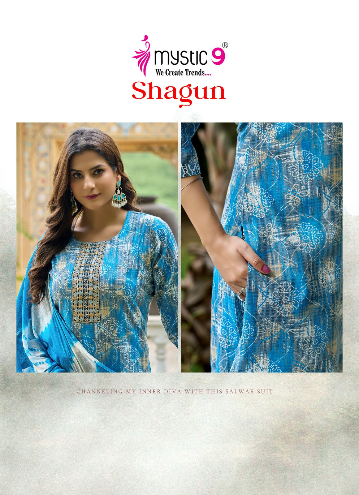 Shagun Vol 25 Mystic 9 Rayon Capsule Readymade Pant Style Suits Supplier Ahmedabad
