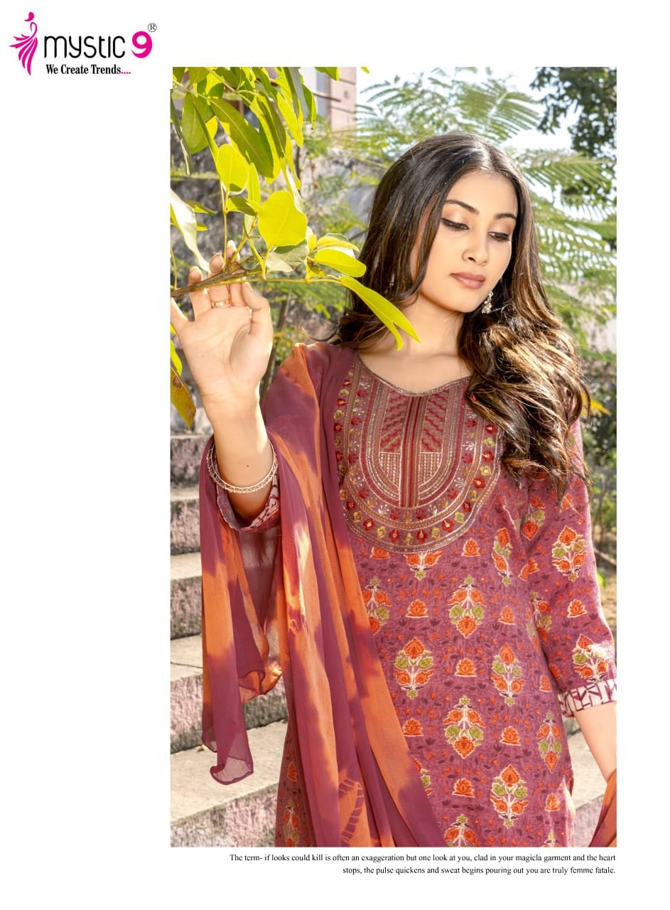 Shagun Vol 28 Mystic 9 Rayon Readymade Pant Style Suits Wholesale Price