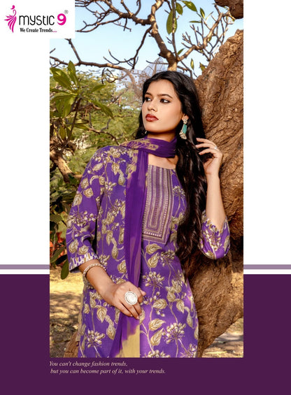 Shagun Vol 28 Mystic 9 Rayon Readymade Pant Style Suits Wholesale Price