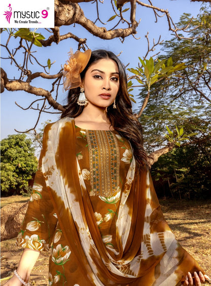 Shagun Vol 28 Mystic 9 Rayon Readymade Pant Style Suits Wholesale Price