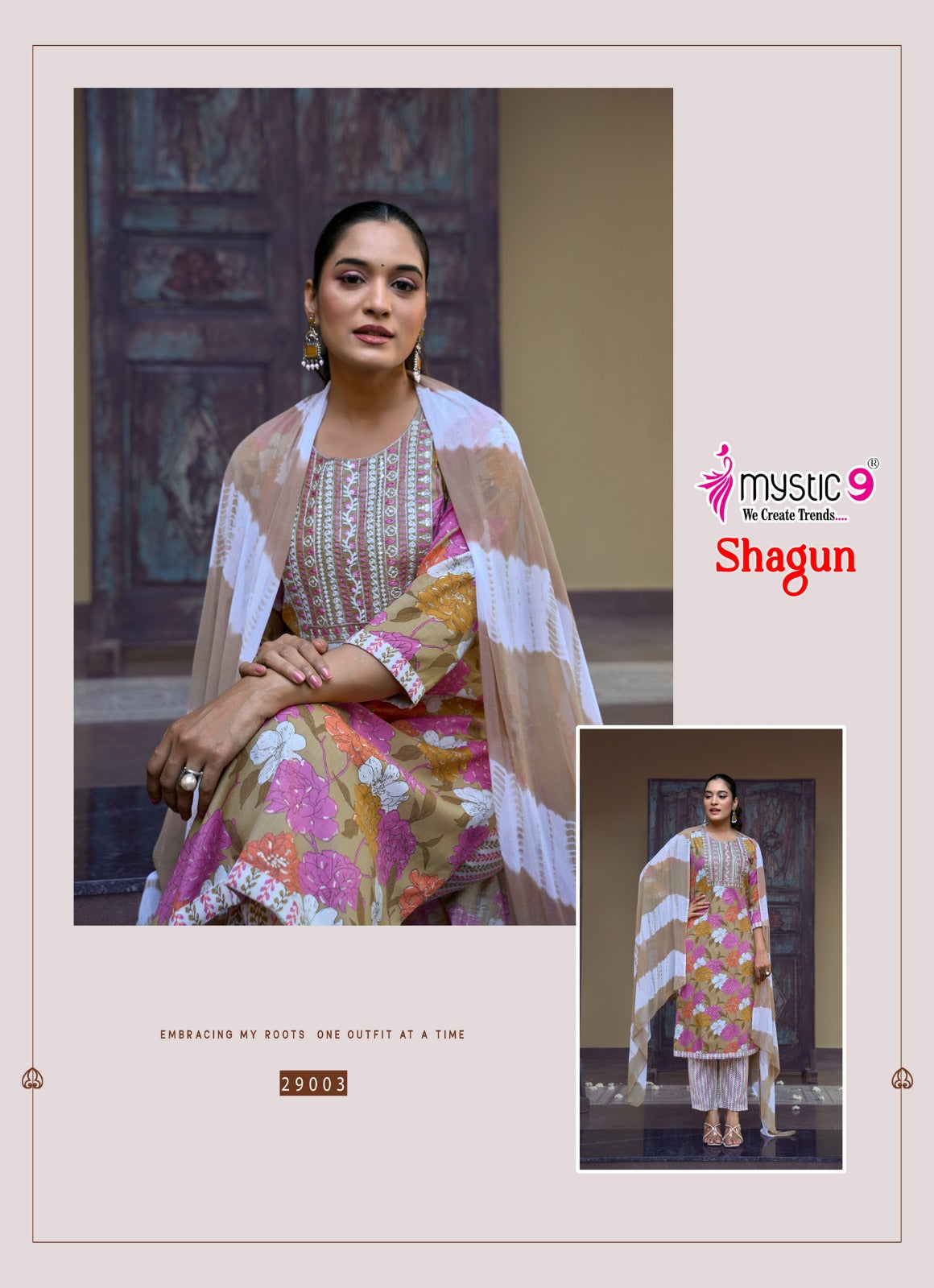 Shagun Vol 29 Mystic 9 Rayon Capsule Readymade Pant Style Suits Wholesale