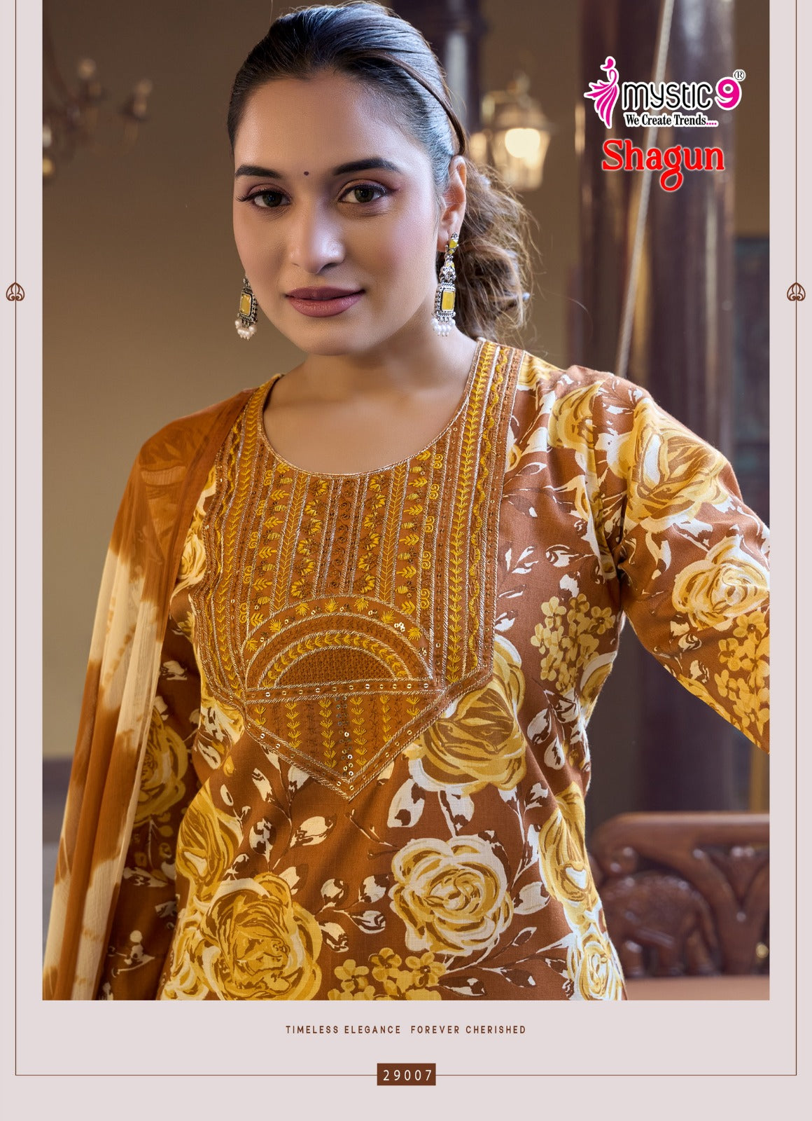 Shagun Vol 29 Mystic 9 Rayon Capsule Readymade Pant Style Suits Wholesale