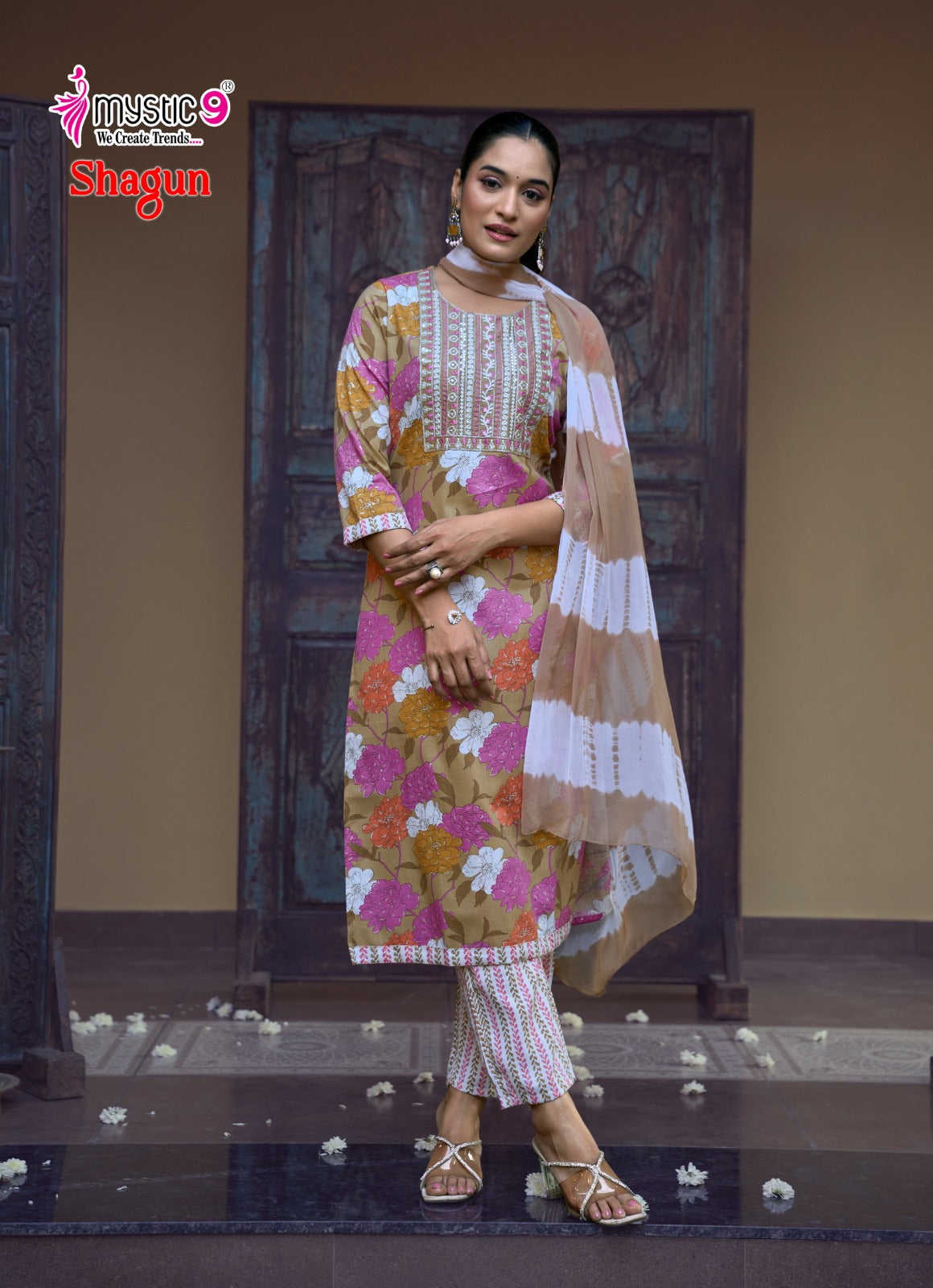 Shagun Vol 29 Mystic 9 Rayon Capsule Readymade Pant Style Suits Wholesale