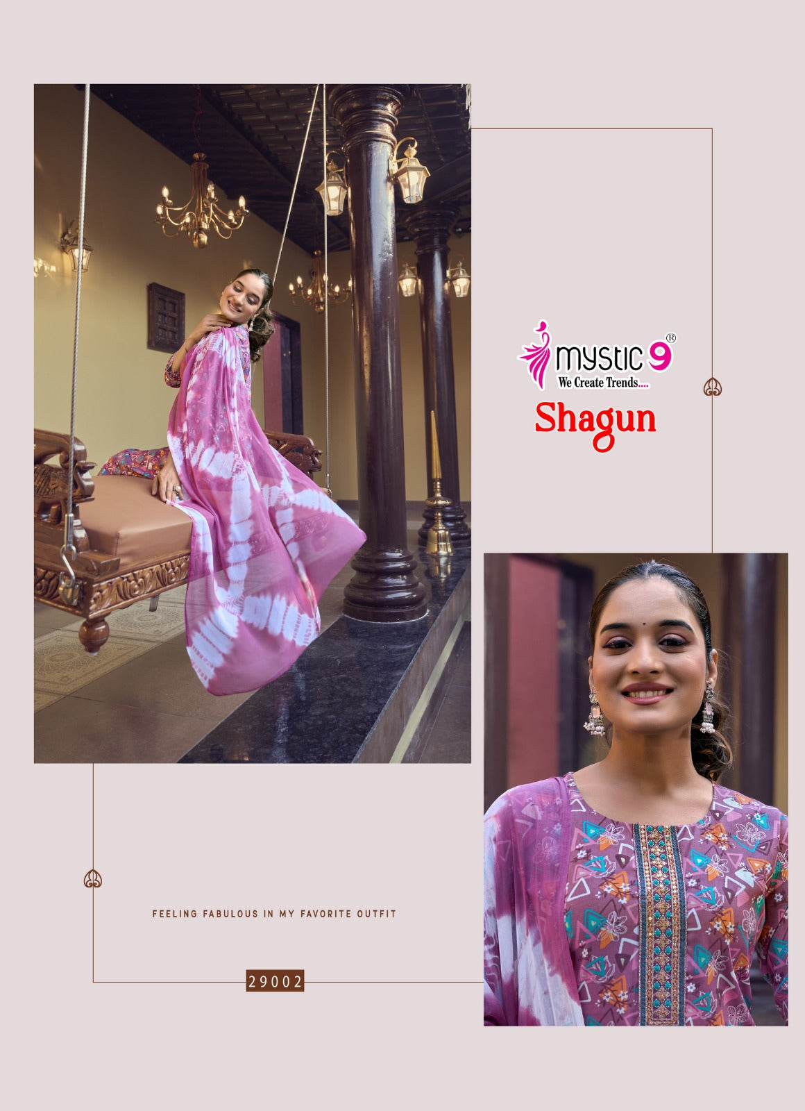 Shagun Vol 29 Mystic 9 Rayon Capsule Readymade Pant Style Suits Wholesale