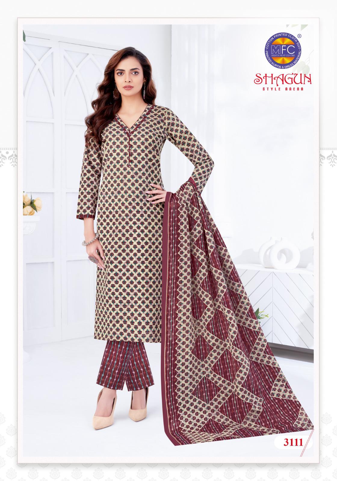 Shagun Vol 31 Mfc Cotton Dress Material Wholesale Price