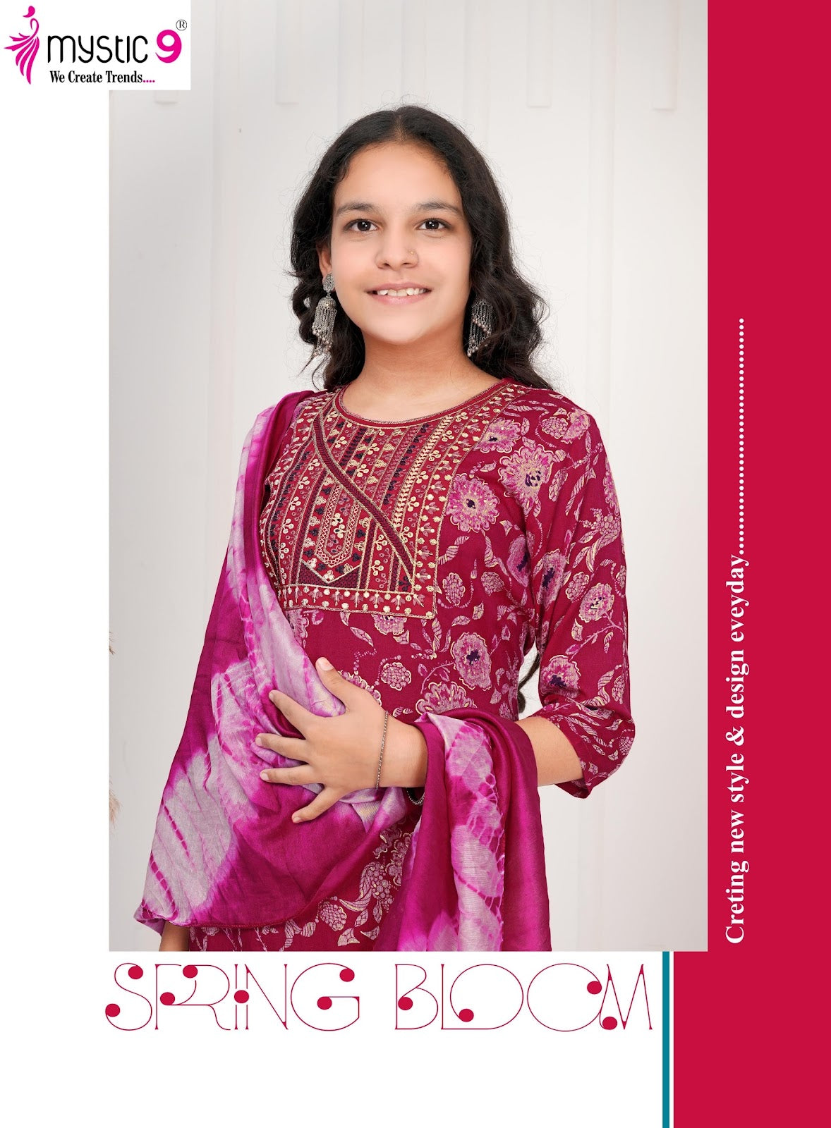 Shagun Vol 3 Mystic 9 Rayon Capsule Girls Readymade Pant Suits Supplier India