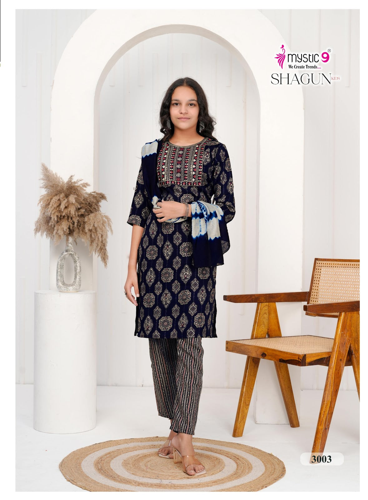 Shagun Vol 3 Mystic 9 Rayon Capsule Girls Readymade Pant Suits Supplier India