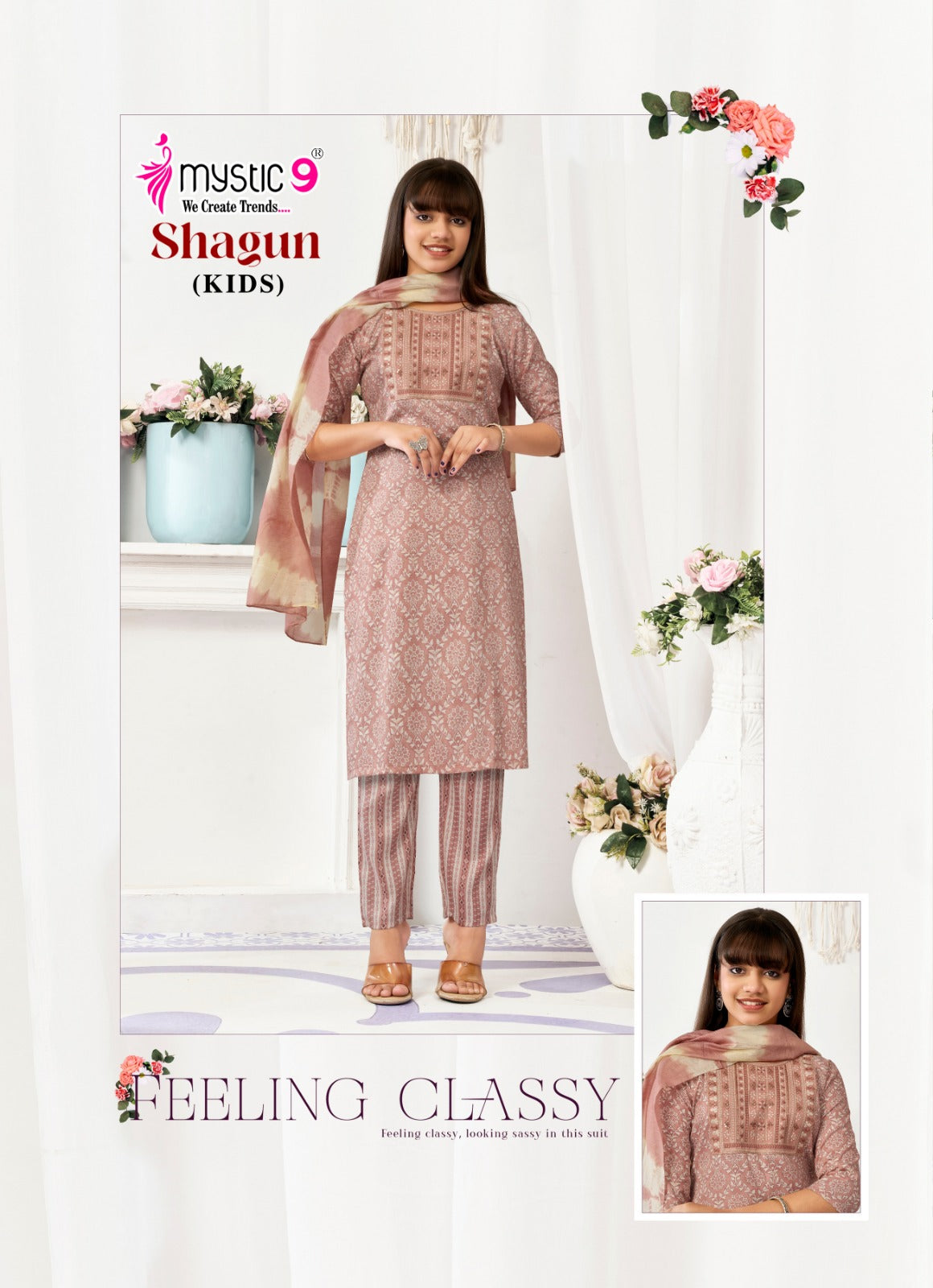 Shagun Vol 4 Mystic 9 Rayon Capsule Girls Readymade Pant Suits Wholesale