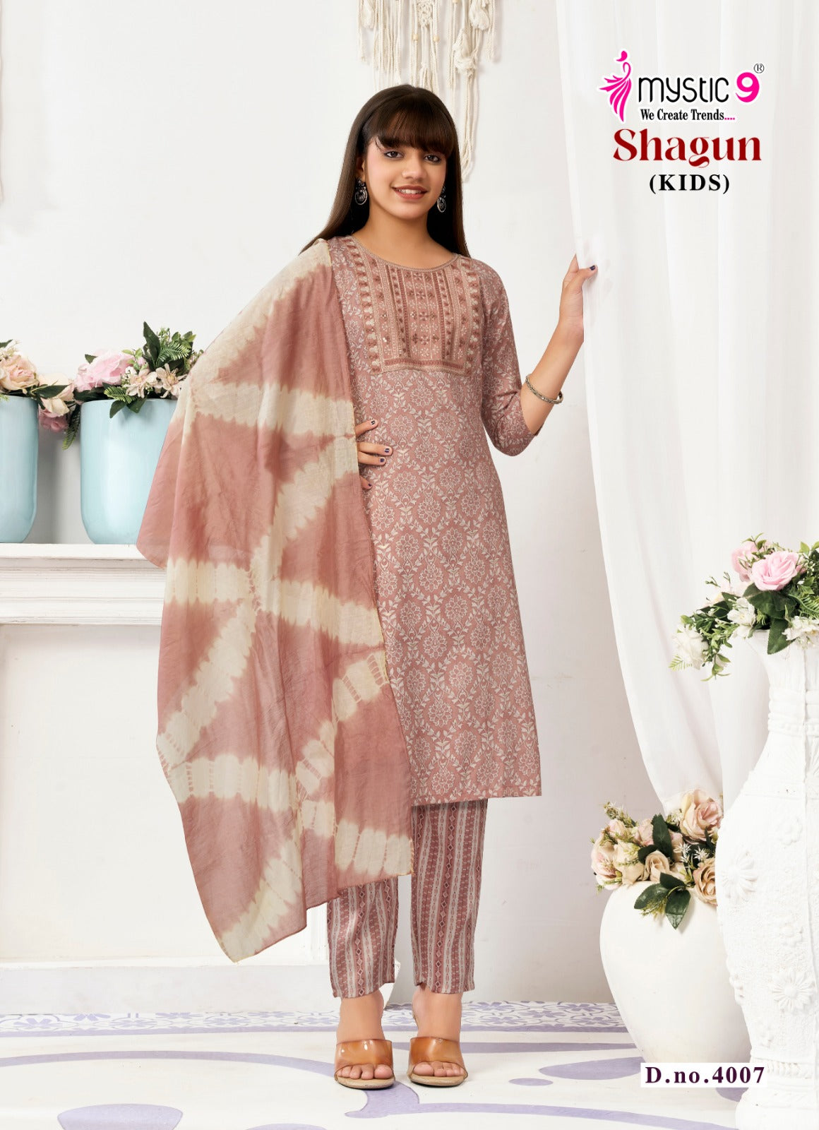 Shagun Vol 4 Mystic 9 Rayon Capsule Girls Readymade Pant Suits Wholesale