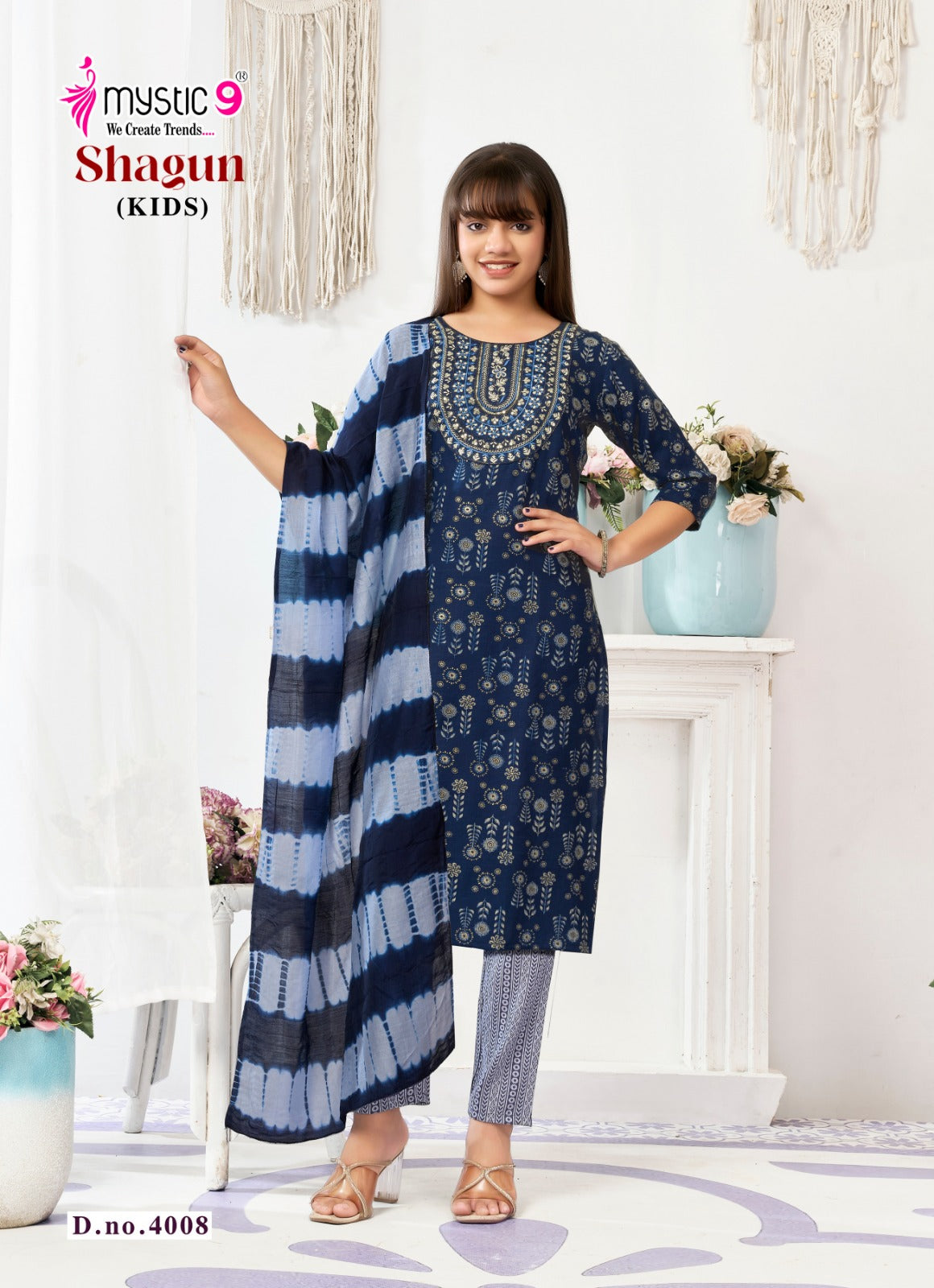 Shagun Vol 4 Mystic 9 Rayon Capsule Girls Readymade Pant Suits Wholesale