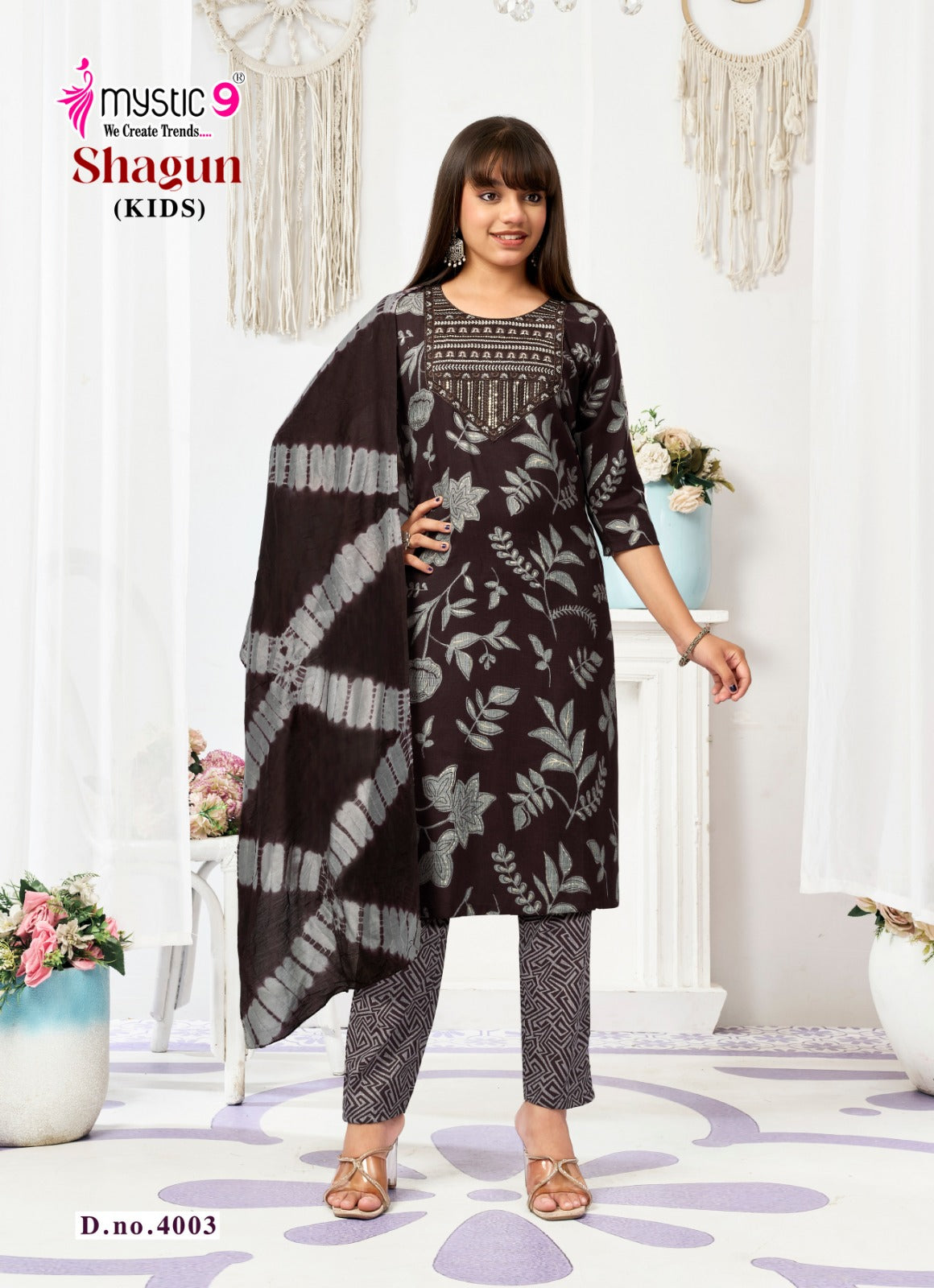 Shagun Vol 4 Mystic 9 Rayon Capsule Girls Readymade Pant Suits Wholesale