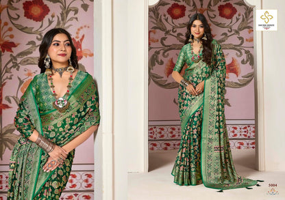 Shagun Vol 5 Shubh Shree Dull Moss Sarees Manufacturer Gujarat