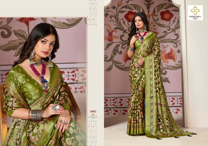 Shagun Vol 5 Shubh Shree Dull Moss Sarees Manufacturer Gujarat