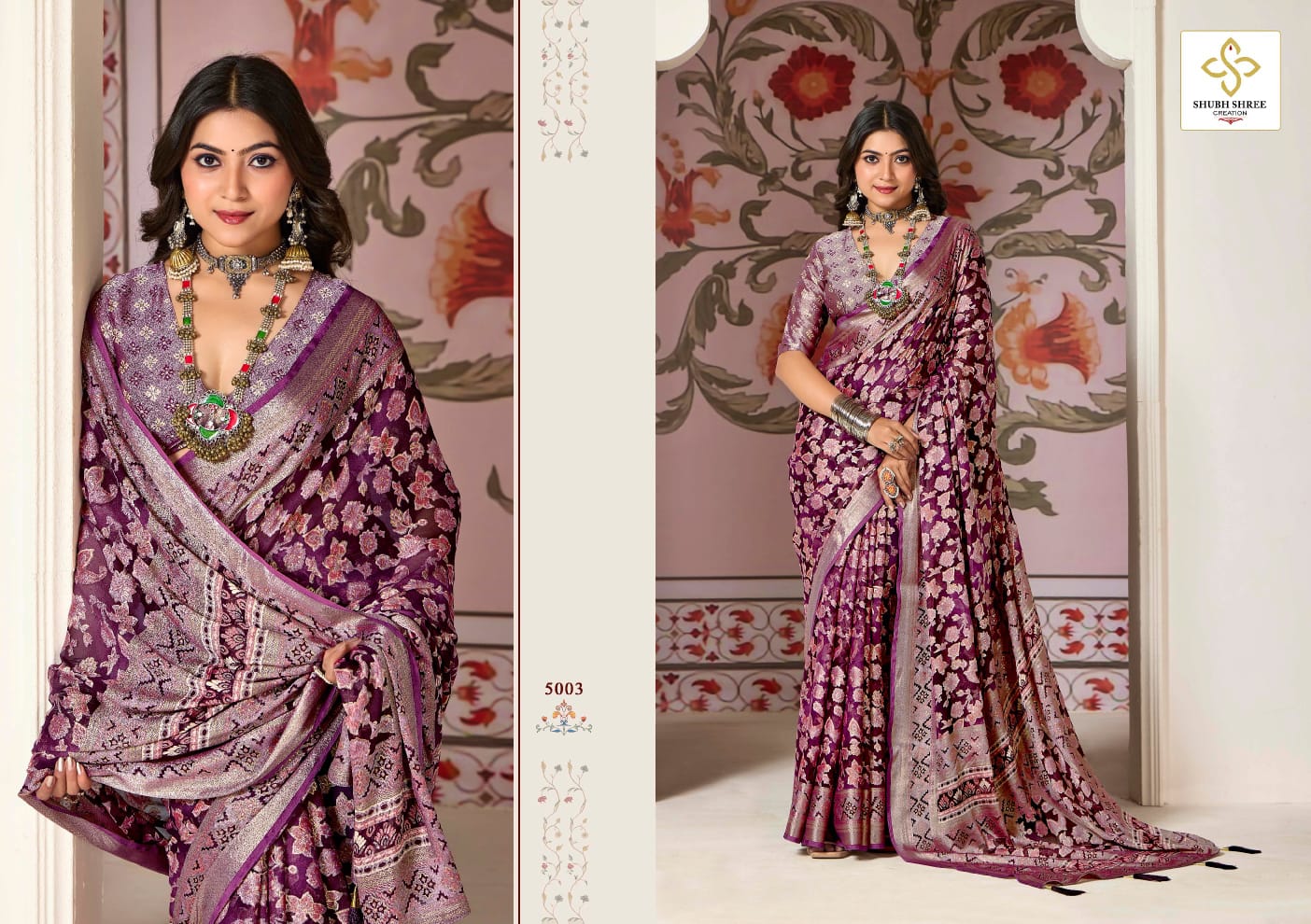 Shagun Vol 5 Shubh Shree Dull Moss Sarees Manufacturer Gujarat