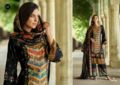 Shaheen Belliza Designer Studio Viscose Rayon Karachi Salwar Suits Wholesale Rate