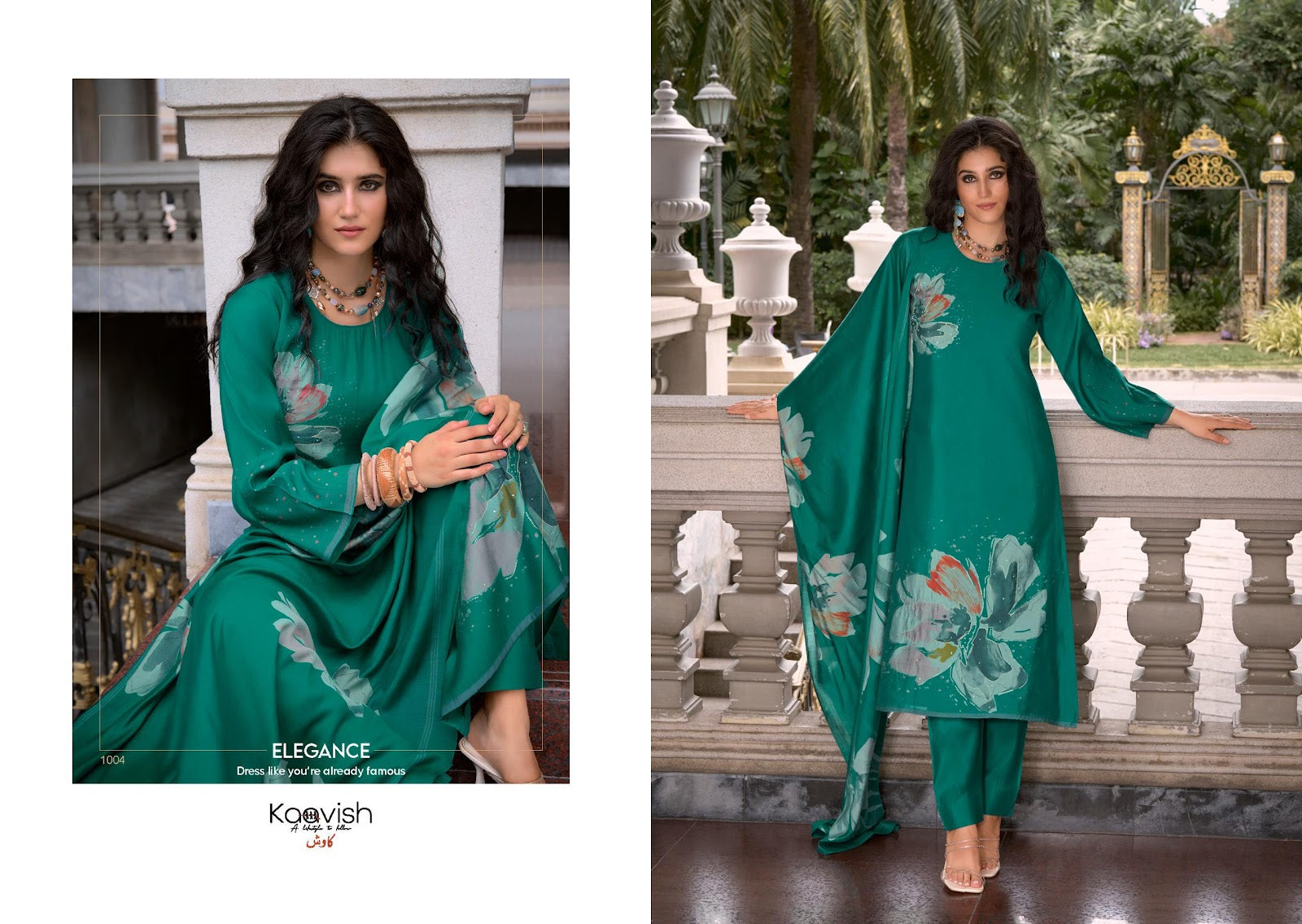 Shaheen Kaavish Viscose Pashmina Suits Supplier India