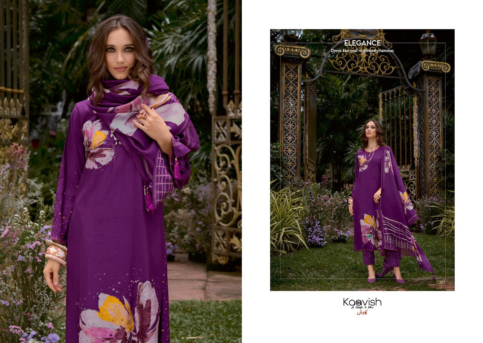 Shaheen Kaavish Viscose Pashmina Suits Supplier India