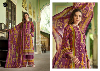 Shaheen Vol 2 Belliza Designer Studio Viscose Rayon Karachi Salwar Suits Exporter Ahmedabad