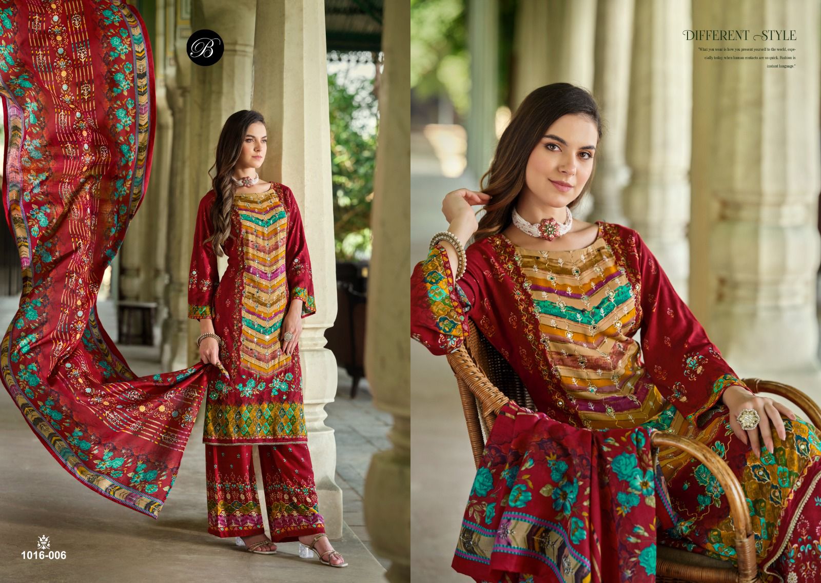Shaheen Vol 2 Belliza Designer Studio Viscose Rayon Karachi Salwar Suits Exporter Ahmedabad