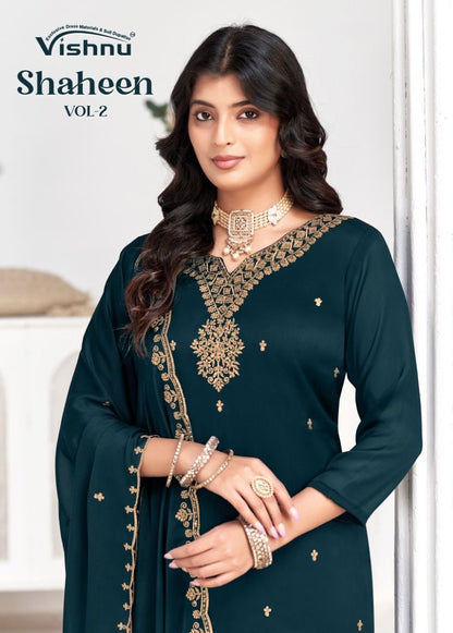 Shaheen Vol 2 Vishnu Impex Rangoli Pant Style Suits Manufacturer India