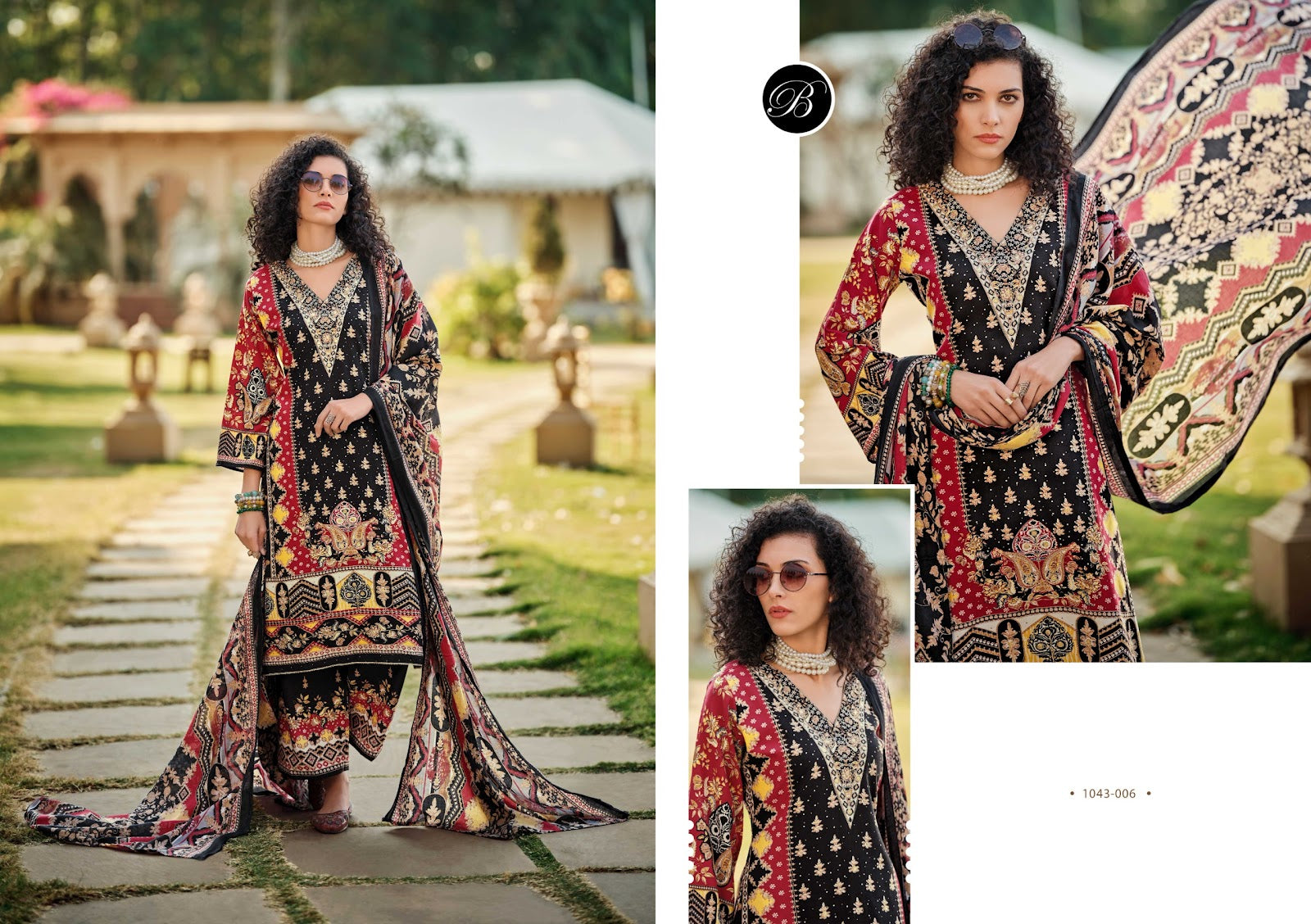 Shaheen Vol 3 Belliza Designer Studio Viscose Rayon Karachi Salwar Suits Wholesale