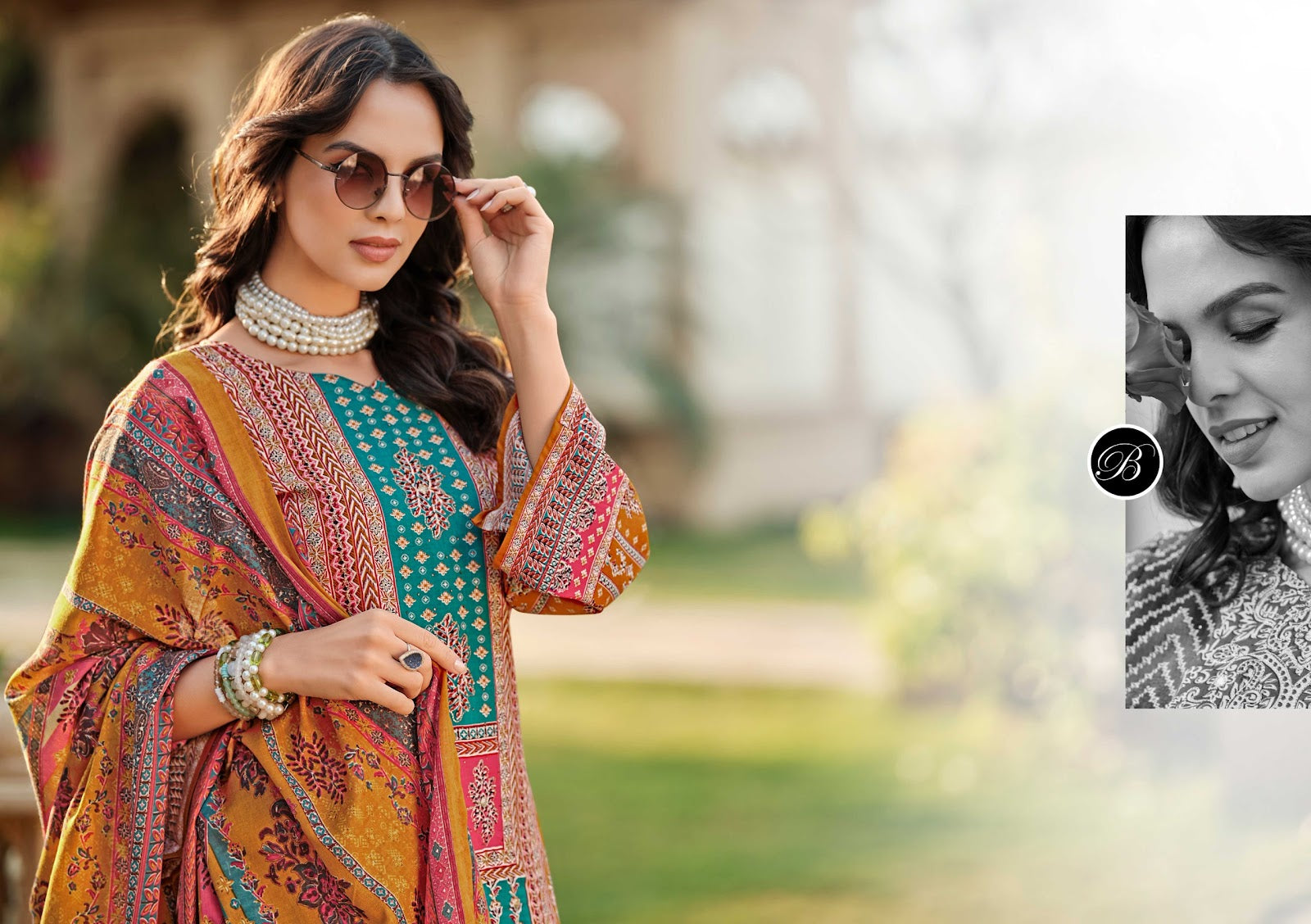 Shaheen Vol 3 Belliza Designer Studio Viscose Rayon Karachi Salwar Suits Wholesale