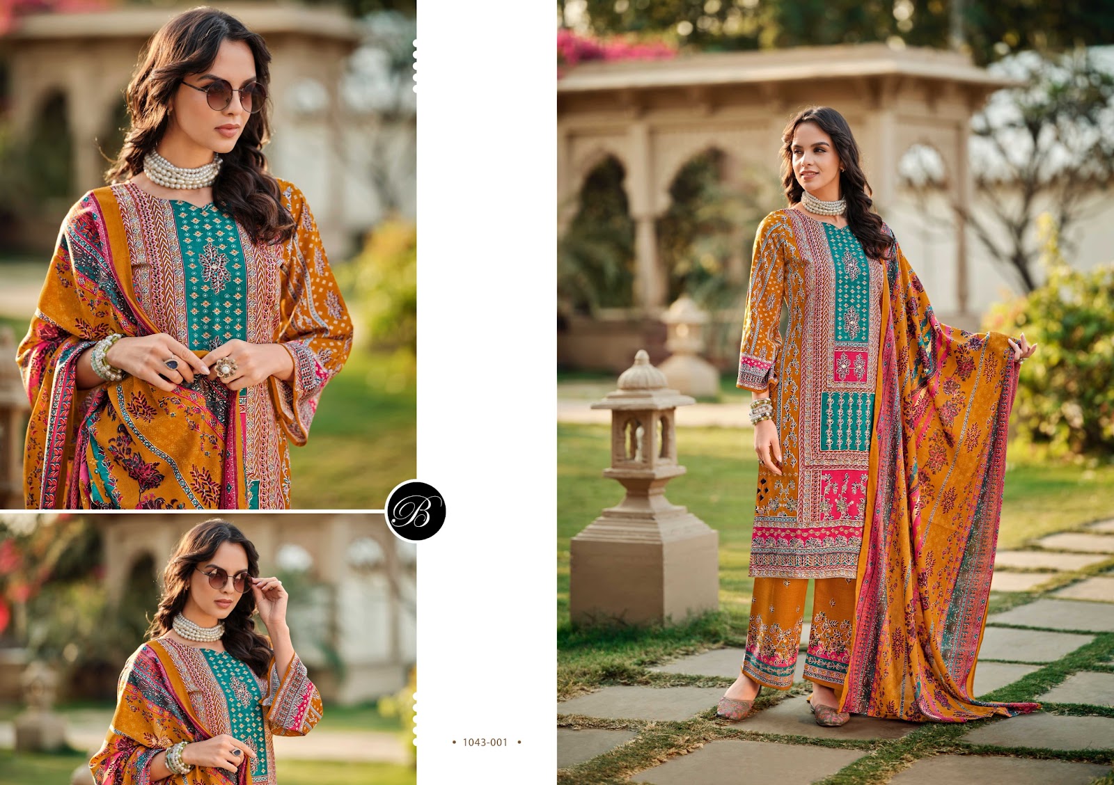 Shaheen Vol 3 Belliza Designer Studio Viscose Rayon Karachi Salwar Suits Wholesale