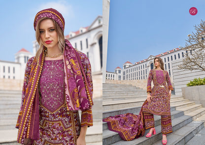 Shaheen Vol 4 Belliza Designer Studio Viscose Rayon Karachi Salwar Suits Wholesale Rate