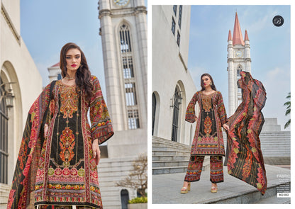 Shaheen Vol 4 Belliza Designer Studio Viscose Rayon Karachi Salwar Suits Wholesale Rate