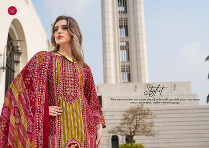 Shaheen Vol 4 Belliza Designer Studio Viscose Rayon Karachi Salwar Suits Wholesale Rate